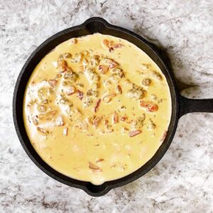 Cheese dip with velveeta cheese sausage and rotel