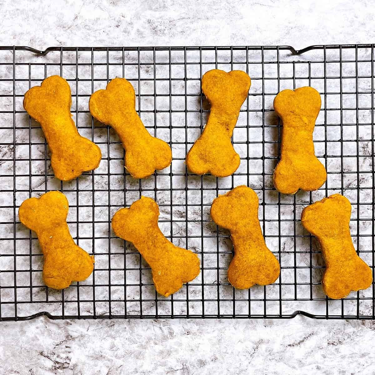 Peanut Butter and Pumpkin Dog Treats
