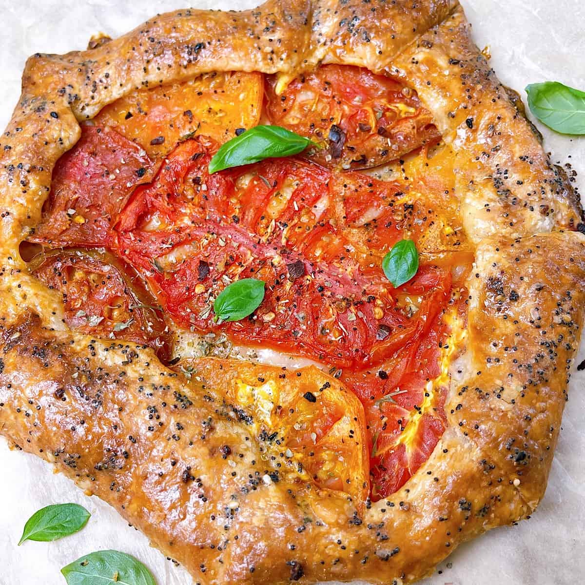 Heirloom Tomato Galette