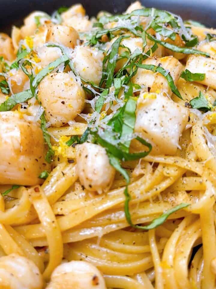 Easy Bay Scallop Pasta Recipe with Lemon Garlic Sauce Powell Family