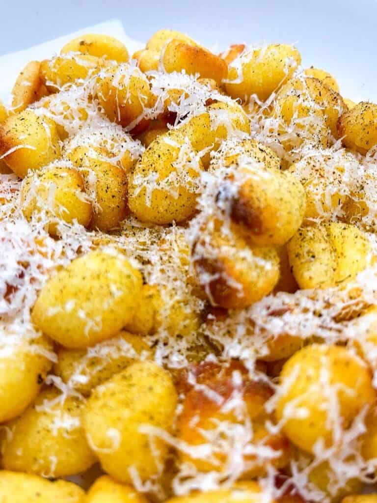 Crispy Air Fryer Gnocchi with Brown Butter and Parmesan Powell Family