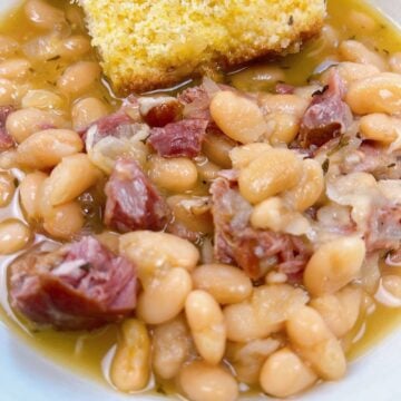 Instant Pot Ham and Beans Feature Image