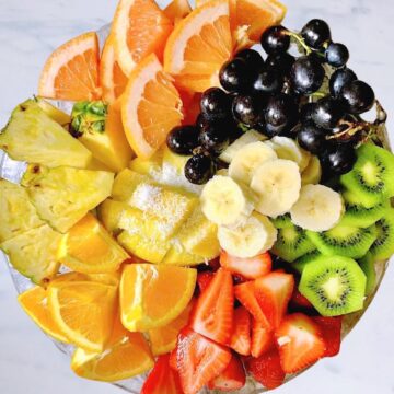 Close up of tropical fruit platter feature image