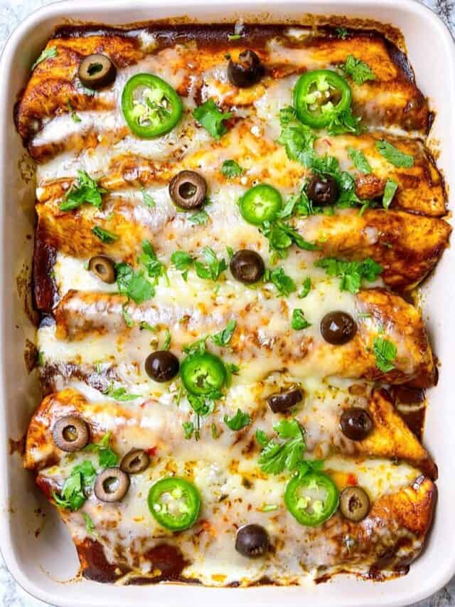 Easy Baked Chicken Tinga Enchiladas Authentic Mexican Recipe Powell